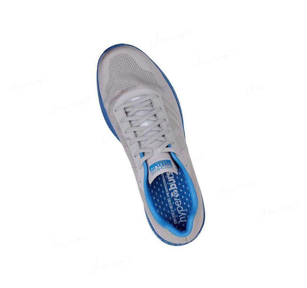 Zapatillas Running Skechers GO RUN Razor Hombre Gris Azules | A812K_AR