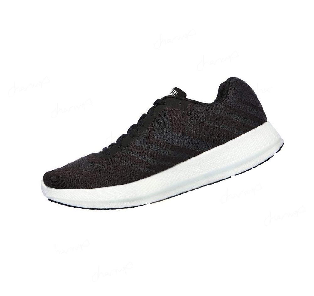 Zapatillas Running Skechers GO RUN Razor Hombre Negras Blancas | A825B_AR