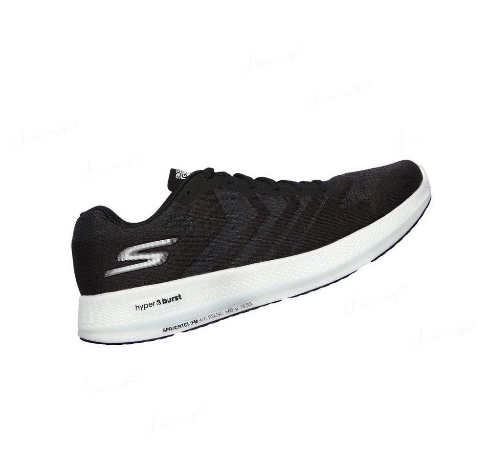 Zapatillas Running Skechers GO RUN Razor Hombre Negras Blancas | A825B_AR