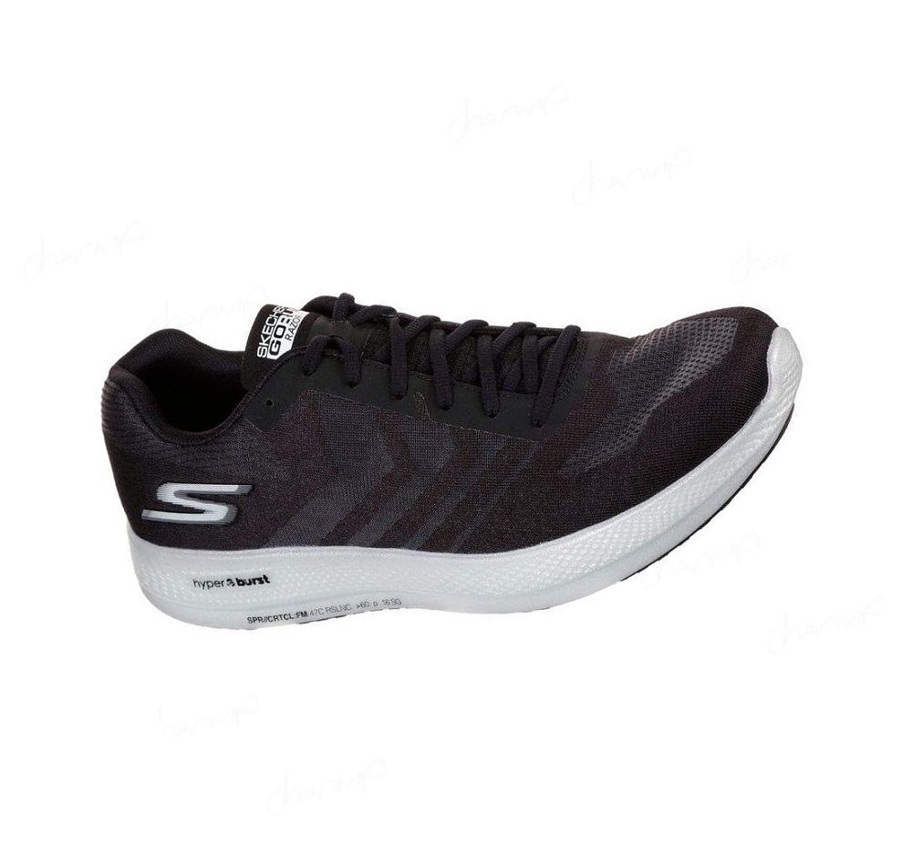 Zapatillas Running Skechers GO RUN Razor Hombre Negras Blancas | A825B_AR