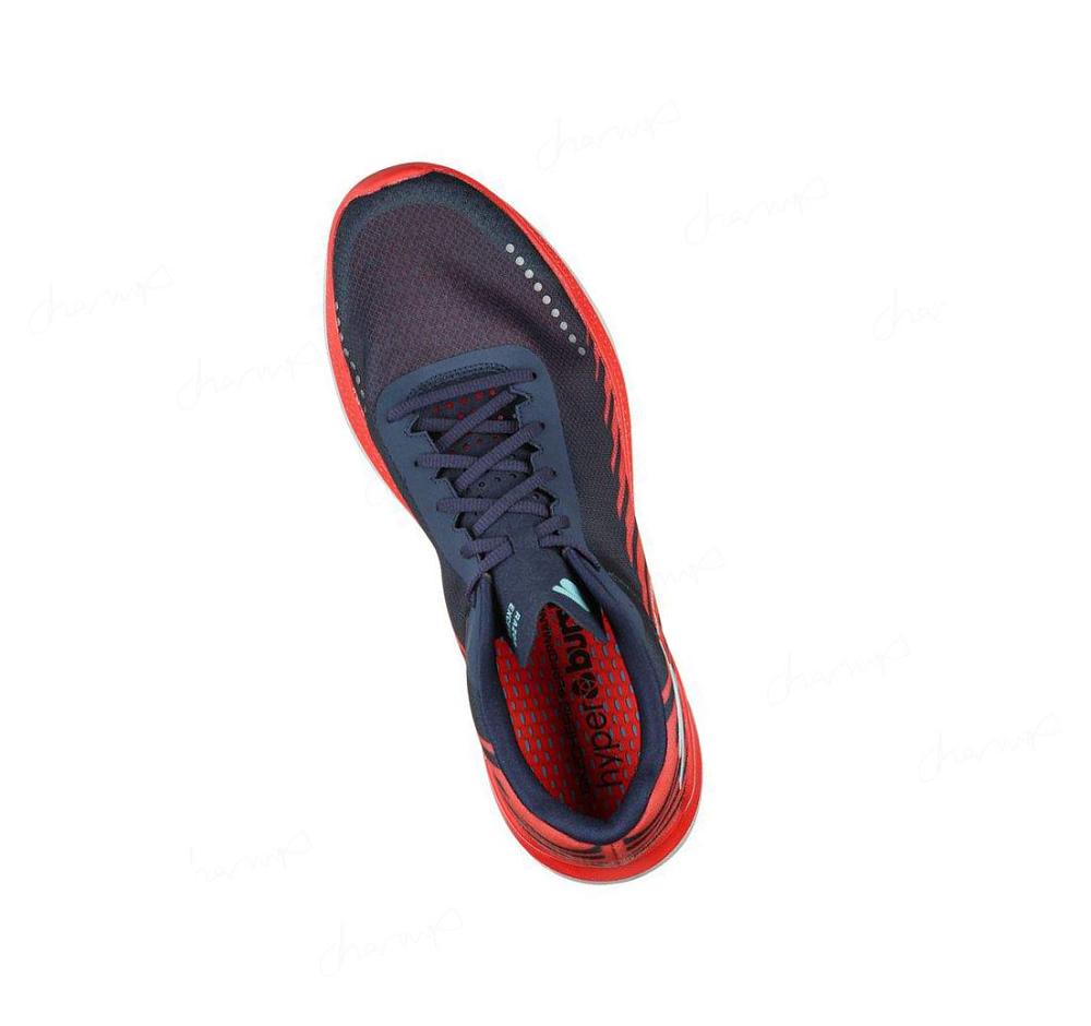 Zapatillas Running Skechers GO RUN Razor Excess Hombre Azul Marino Coral | A83T0_AR