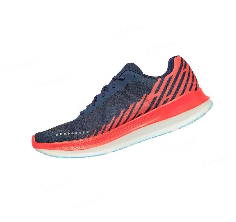 Zapatillas Running Skechers GO RUN Razor Excess Hombre Azul Marino Coral | A83T0_AR