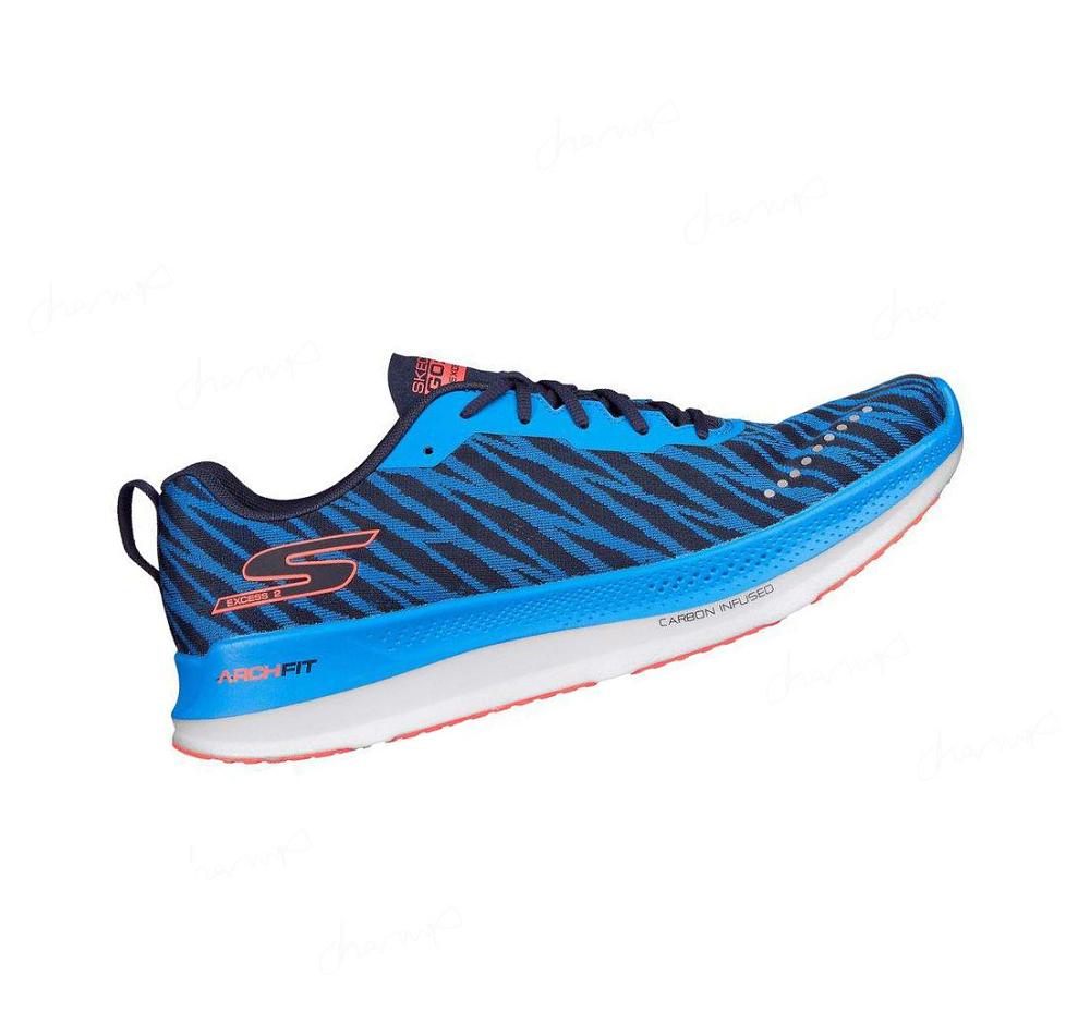 Zapatillas Running Skechers GO RUN Razor Excess 2 Hombre Azules Azul Marino | A850L_AR