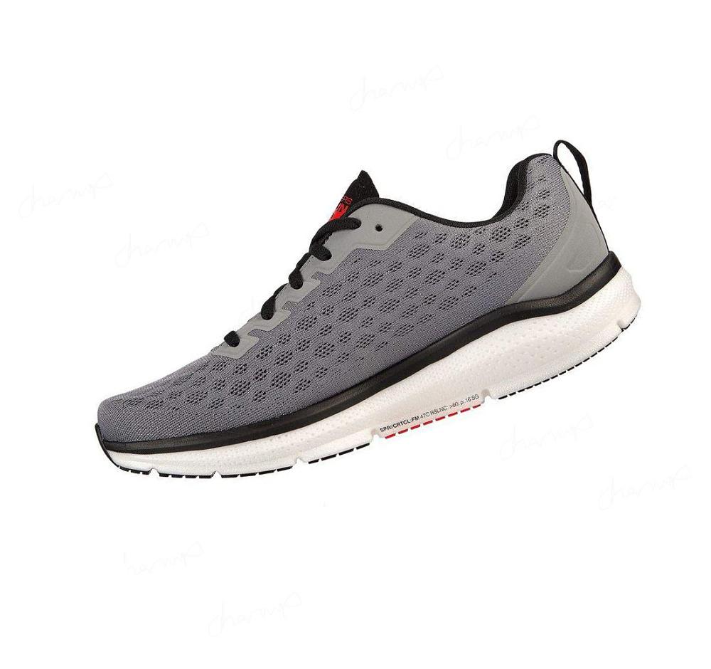 Zapatillas Running Skechers GO RUN Ride 9 Hombre Gris Negras | AT39A_AR