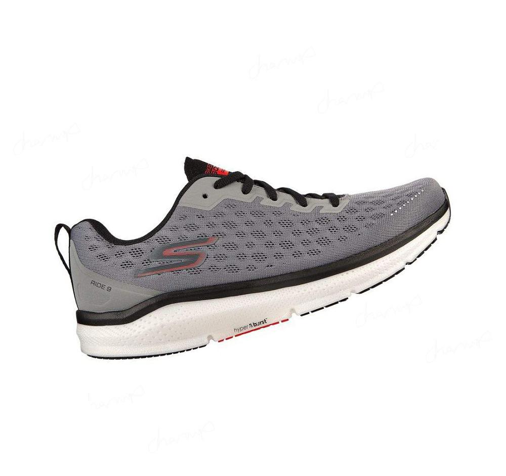 Zapatillas Running Skechers GO RUN Ride 9 Hombre Gris Negras | AT39A_AR