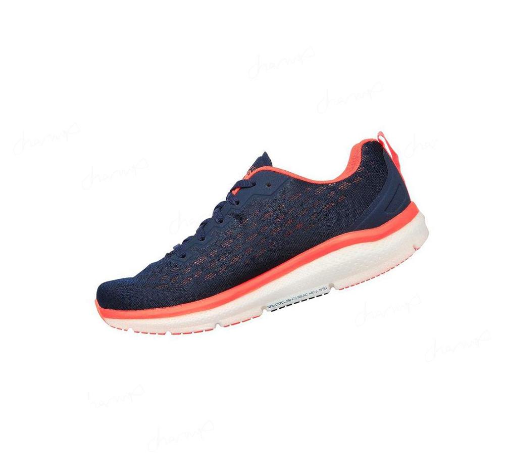 Zapatillas Running Skechers GO RUN Ride 9 Hombre Azul Marino Coral | AT3T0_AR