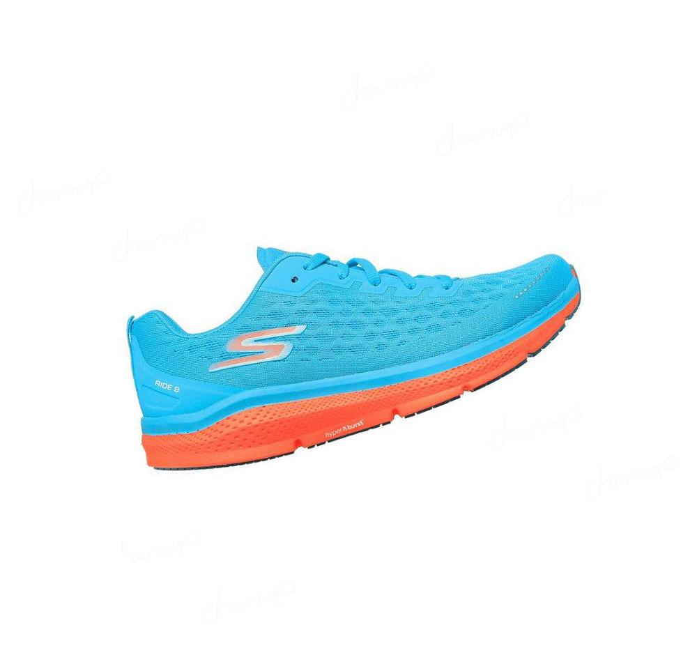 Zapatillas Running Skechers GO RUN Ride 9 Hombre Azules Coral | AT505_AR