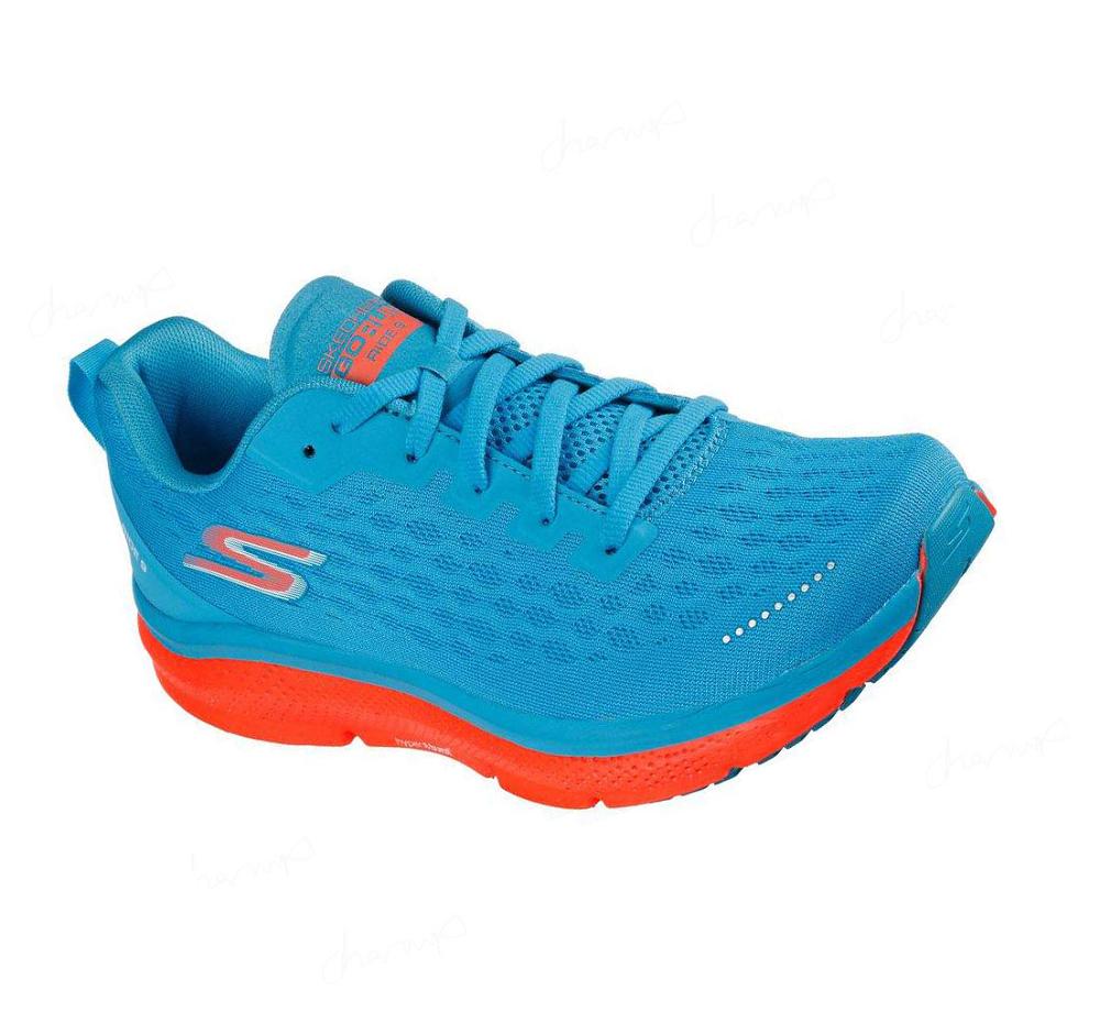 Zapatillas Running Skechers GO RUN Ride 9 Hombre Azules Coral | AT505_AR