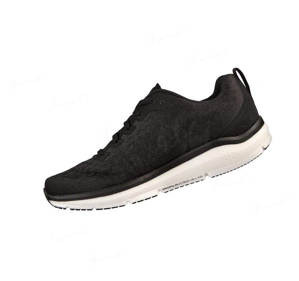 Zapatillas Running Skechers GO RUN Ride 9 Hombre Negras Blancas | AT62W_AR