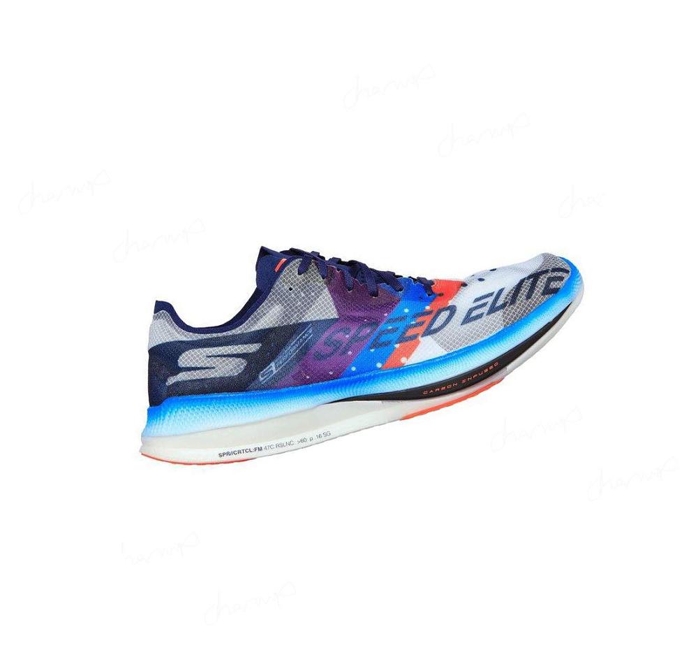 Zapatillas Running Skechers GO RUN Speed Elite Hyper Hombre Blancas Multicolor | A8890_AR