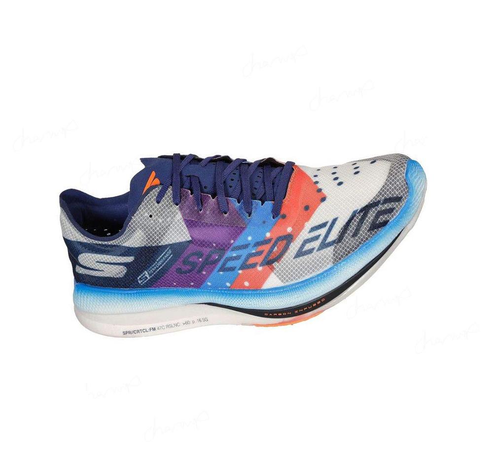 Zapatillas Running Skechers GO RUN Speed Elite Hyper Hombre Blancas Multicolor | A8890_AR