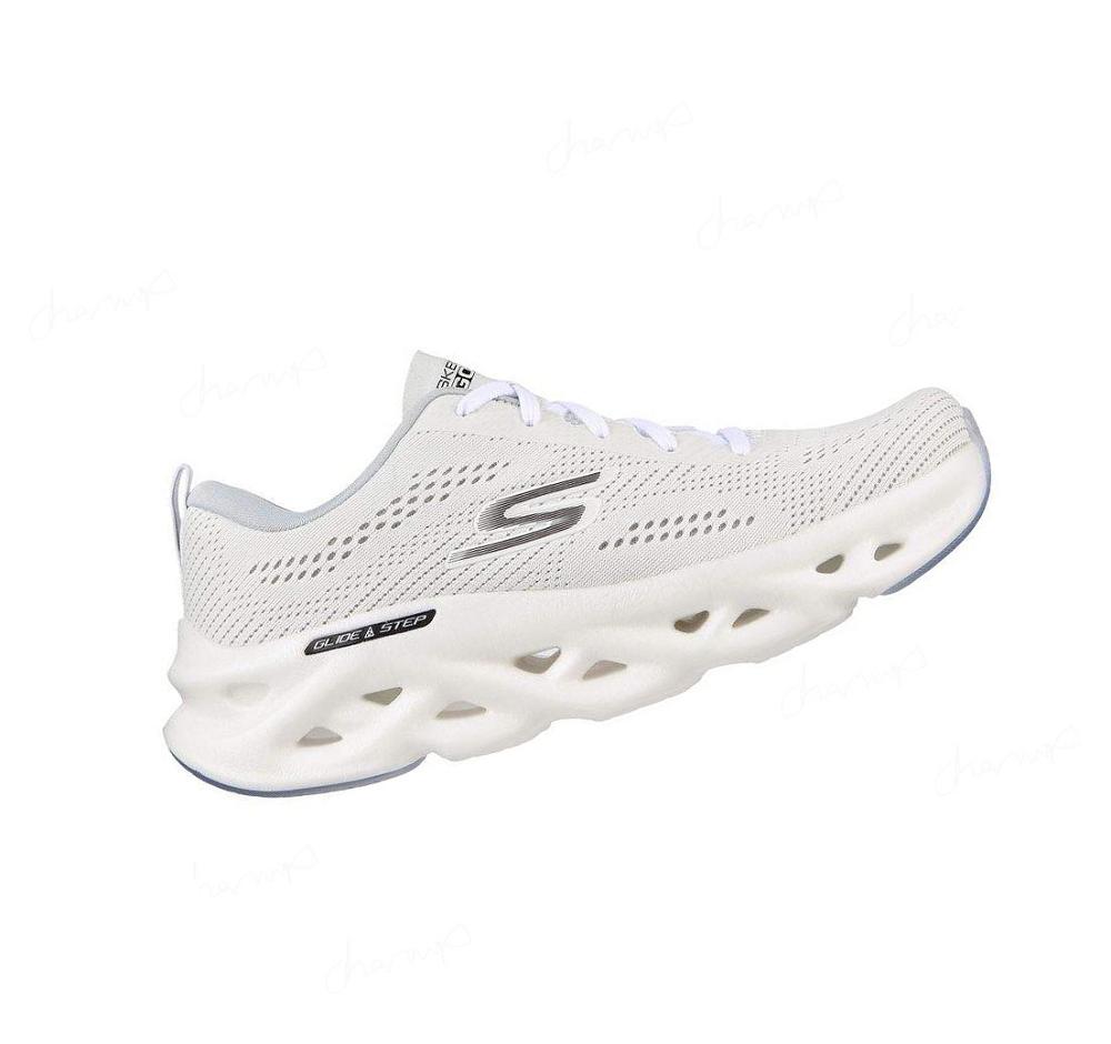 Zapatillas Running Skechers GO RUN Swirl Tech Hombre Blancas | 6A6AC_AR