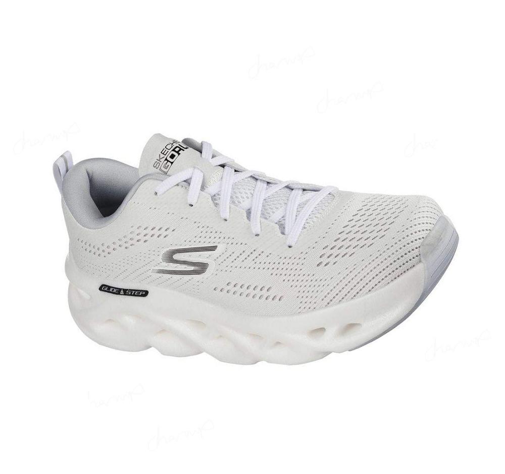 Zapatillas Running Skechers GO RUN Swirl Tech Hombre Blancas | 6A6AC_AR