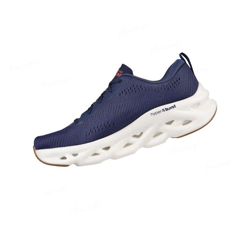 Zapatillas Running Skechers GO RUN Swirl Tech Hombre Azul Marino Rojas | 6AT50_AR