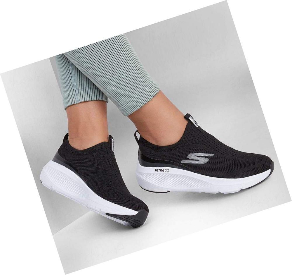 Zapatillas Running Skechers GOrun Elevate - Hot Streak Mujer Negras Blancas | 6198S_AR