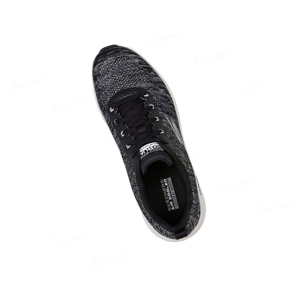 Zapatillas Running Skechers GOrun Elevate - Cipher Hombre Negras Gris | A500K_AR