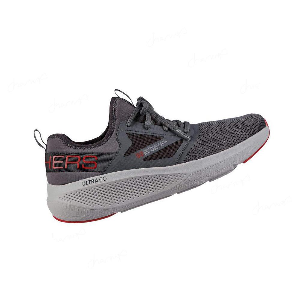 Zapatillas Running Skechers GOrun Elevate - Ultimate Valor Hombre Gris Rojas | AA6A5_AR