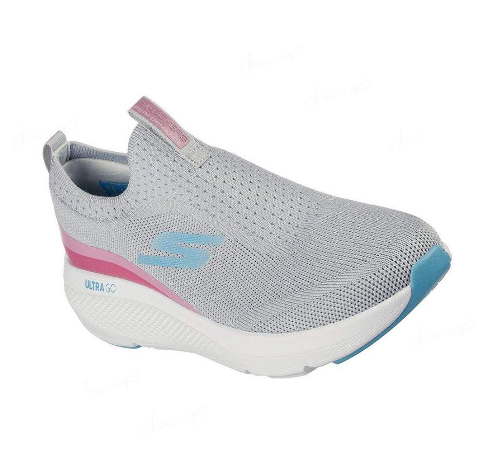 Zapatillas Running Skechers GOrun Elevate - Hot Streak Mujer Gris Rosas | T222R_AR