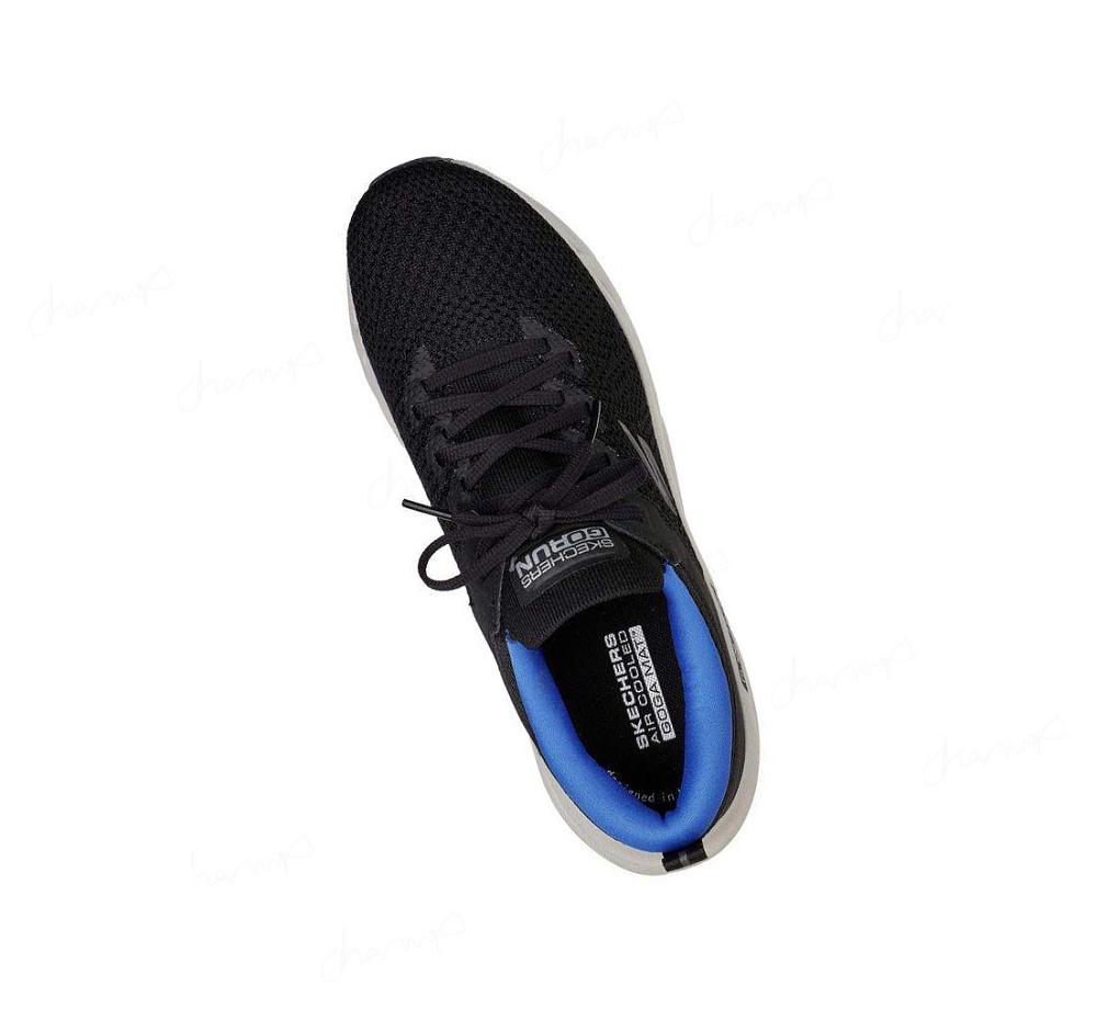 Zapatillas Running Skechers GOrun Swirl Tech - Dash Charge Hombre Negras Azules | 6A62L_AR