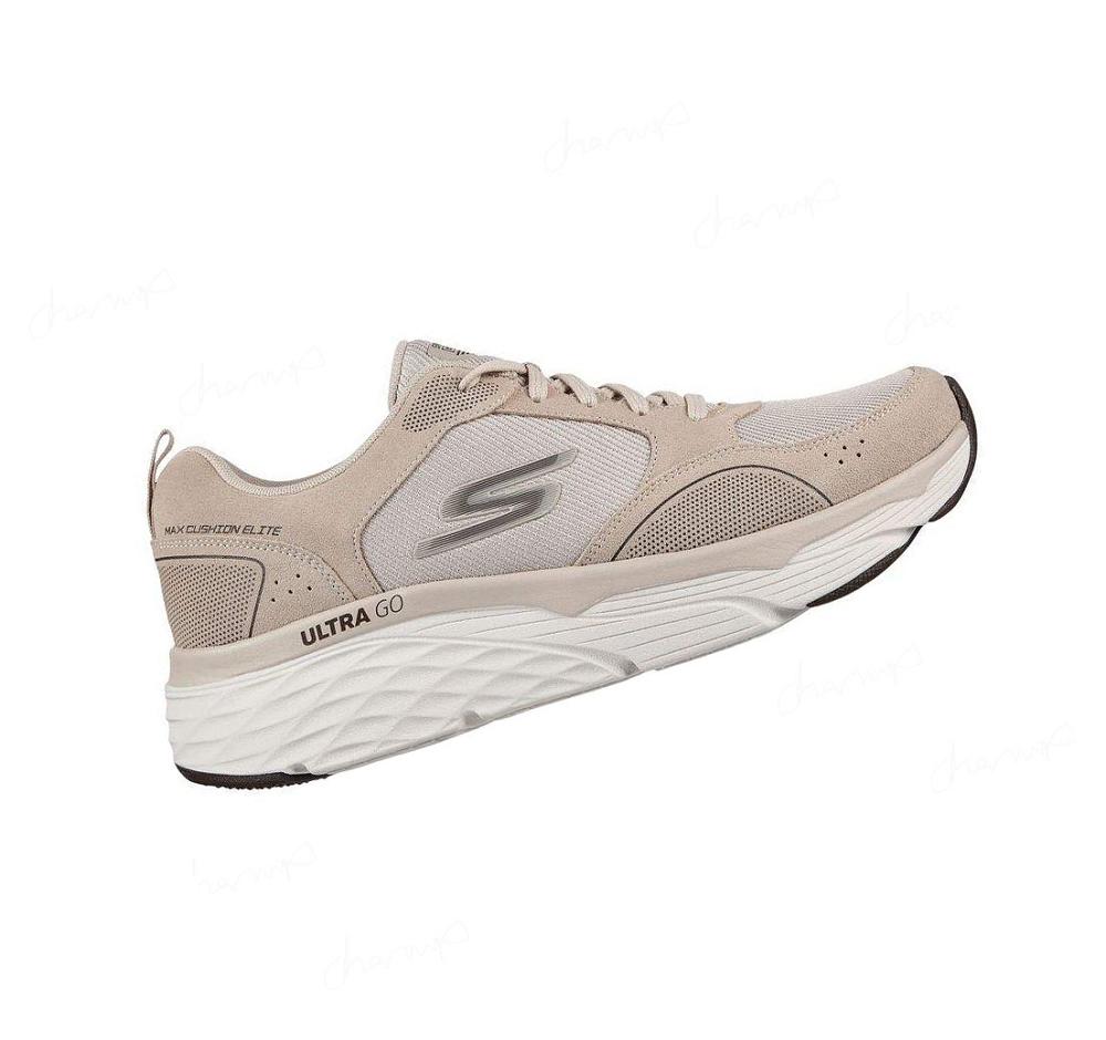 Zapatillas Running Skechers Max Cushioning Elite - Grand Suite Hombre Beige | 6112K_AR