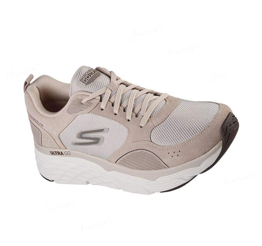 Zapatillas Running Skechers Max Cushioning Elite - Grand Suite Hombre Beige | 6112K_AR