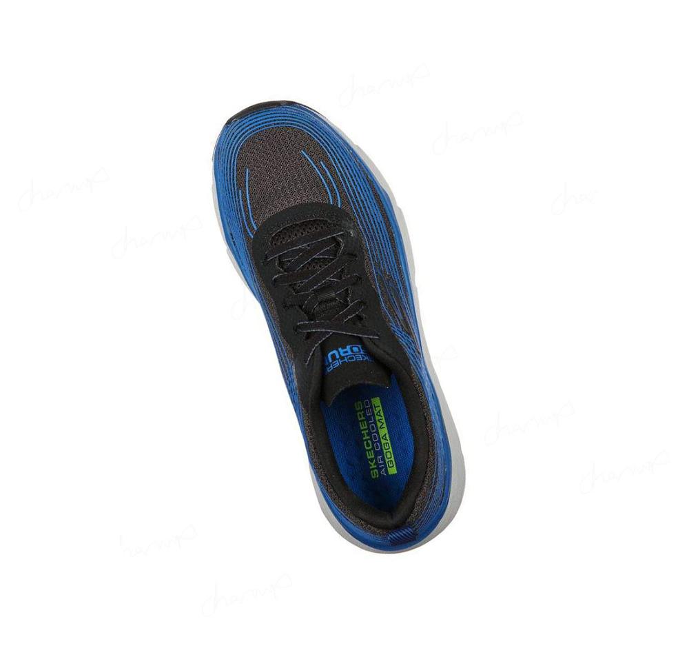 Zapatillas Running Skechers Max Cushioning Elite - Brilliant Hombre Negras Azules | 6139P_AR