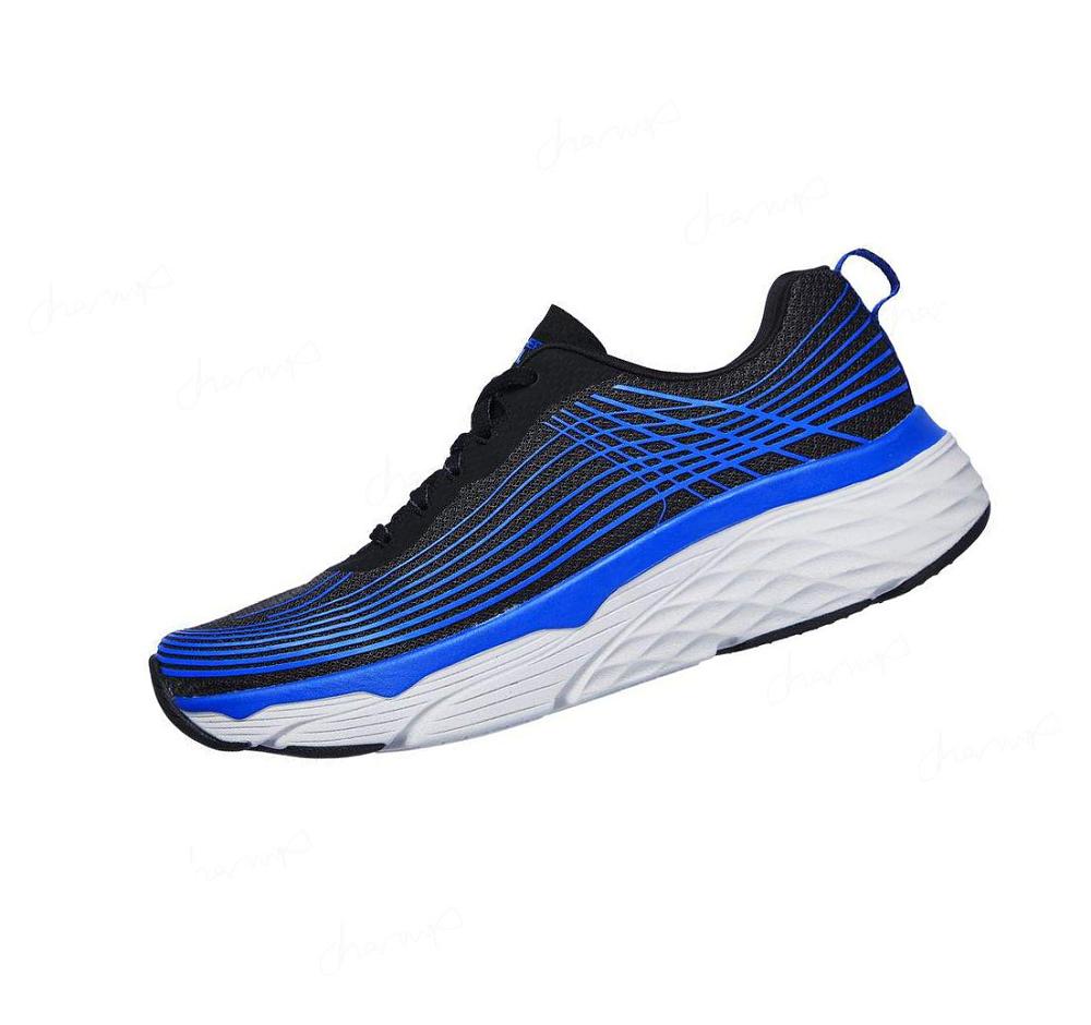 Zapatillas Running Skechers Max Cushioning Elite - Brilliant Hombre Negras Azules | 6139P_AR