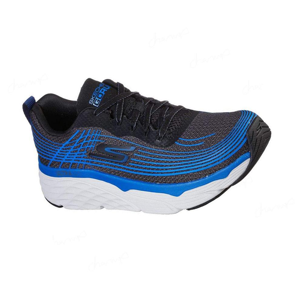 Zapatillas Running Skechers Max Cushioning Elite - Brilliant Hombre Negras Azules | 6139P_AR