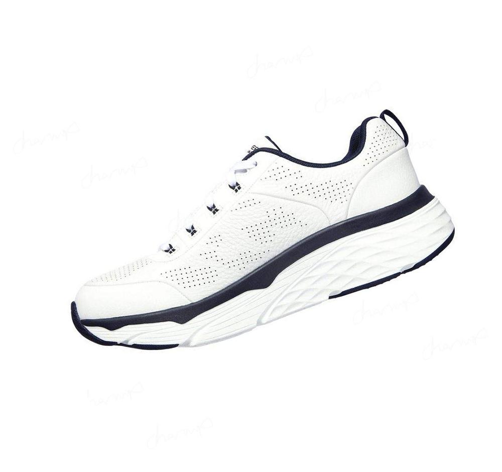 Zapatillas Running Skechers Max Cushioning Elite - Lucid Hombre Blancas Azul Marino | 6212A_AR