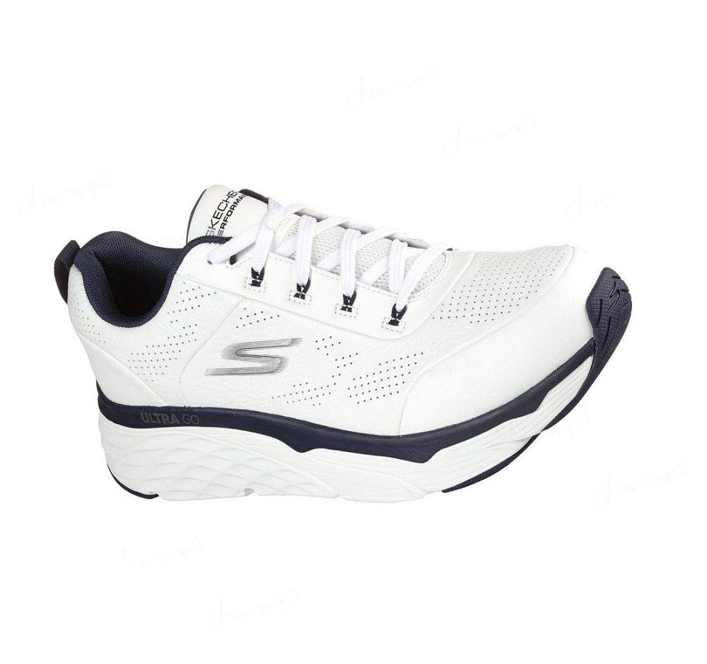 Zapatillas Running Skechers Max Cushioning Elite - Lucid Hombre Blancas Azul Marino | 6212A_AR