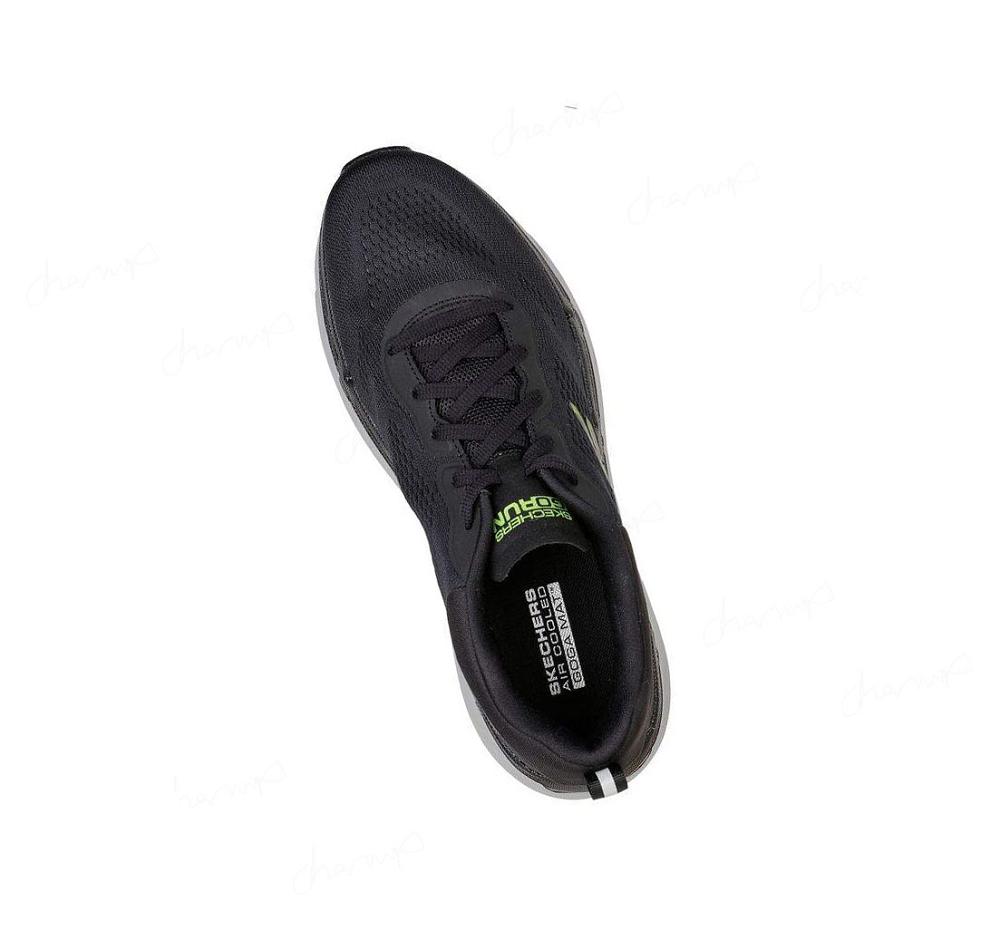 Zapatillas Running Skechers Max Cushioning Premier - Perspective Hombre Negras Verde Claro | 628TG_AR