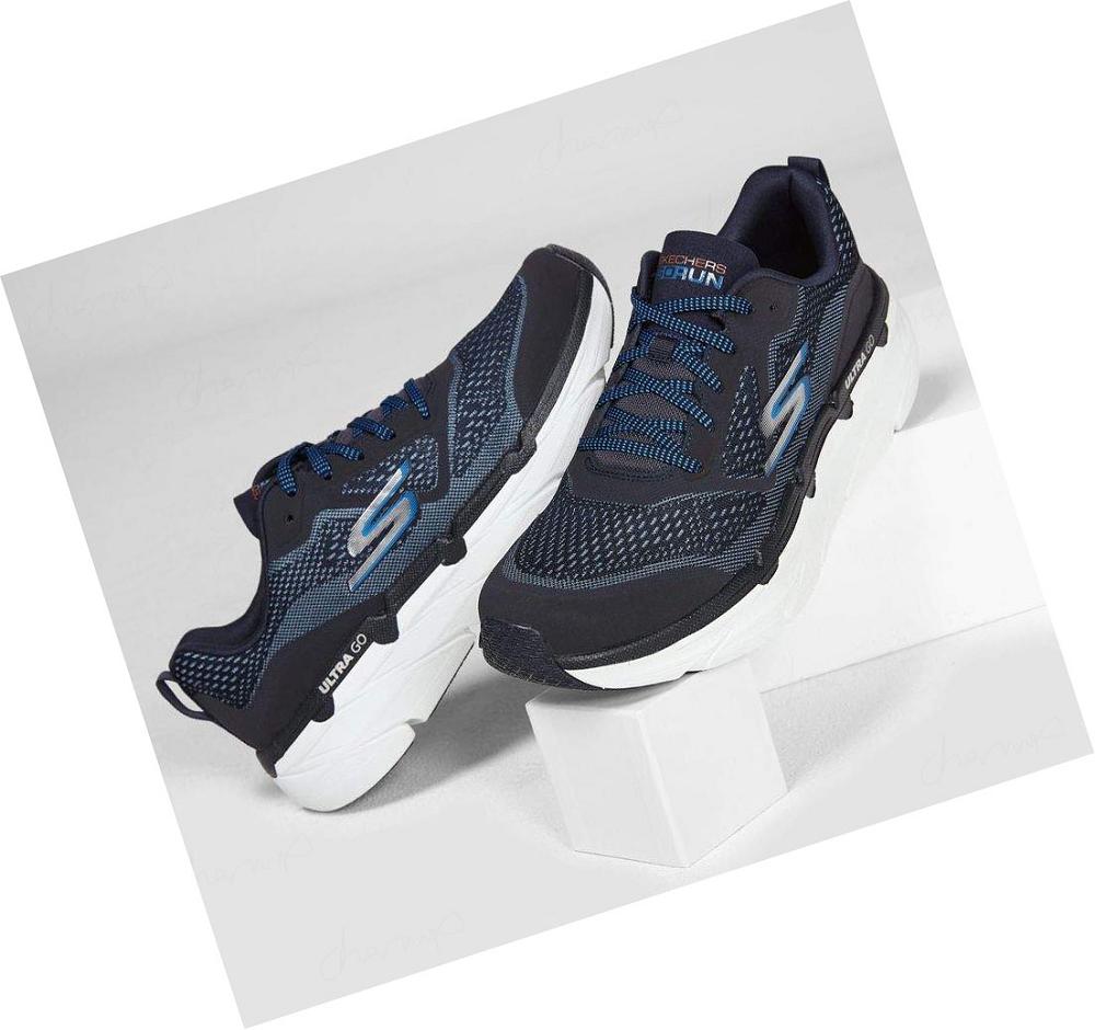 Zapatillas Running Skechers Max Cushioning Premier - Vantage Hombre Azul Marino | 631AB_AR