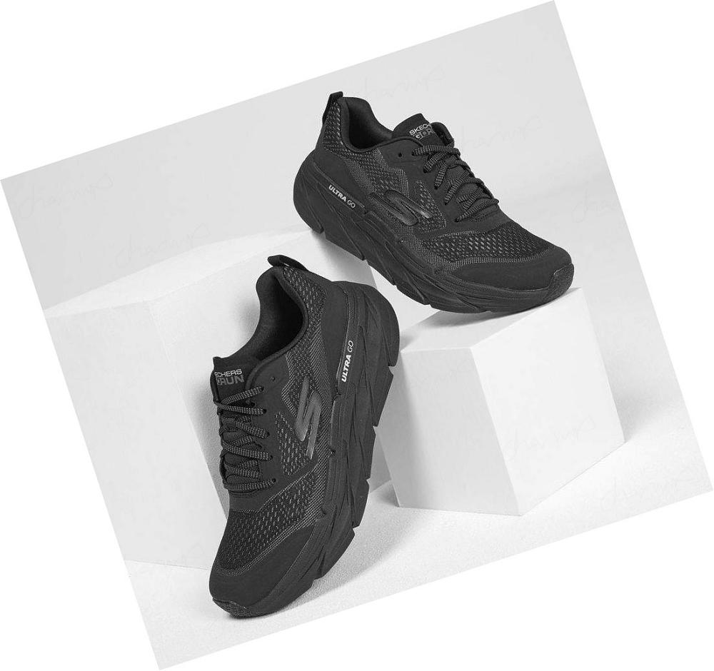 Zapatillas Running Skechers Max Cushioning Premier - Vantage Hombre Negras Gris | 6325A_AR