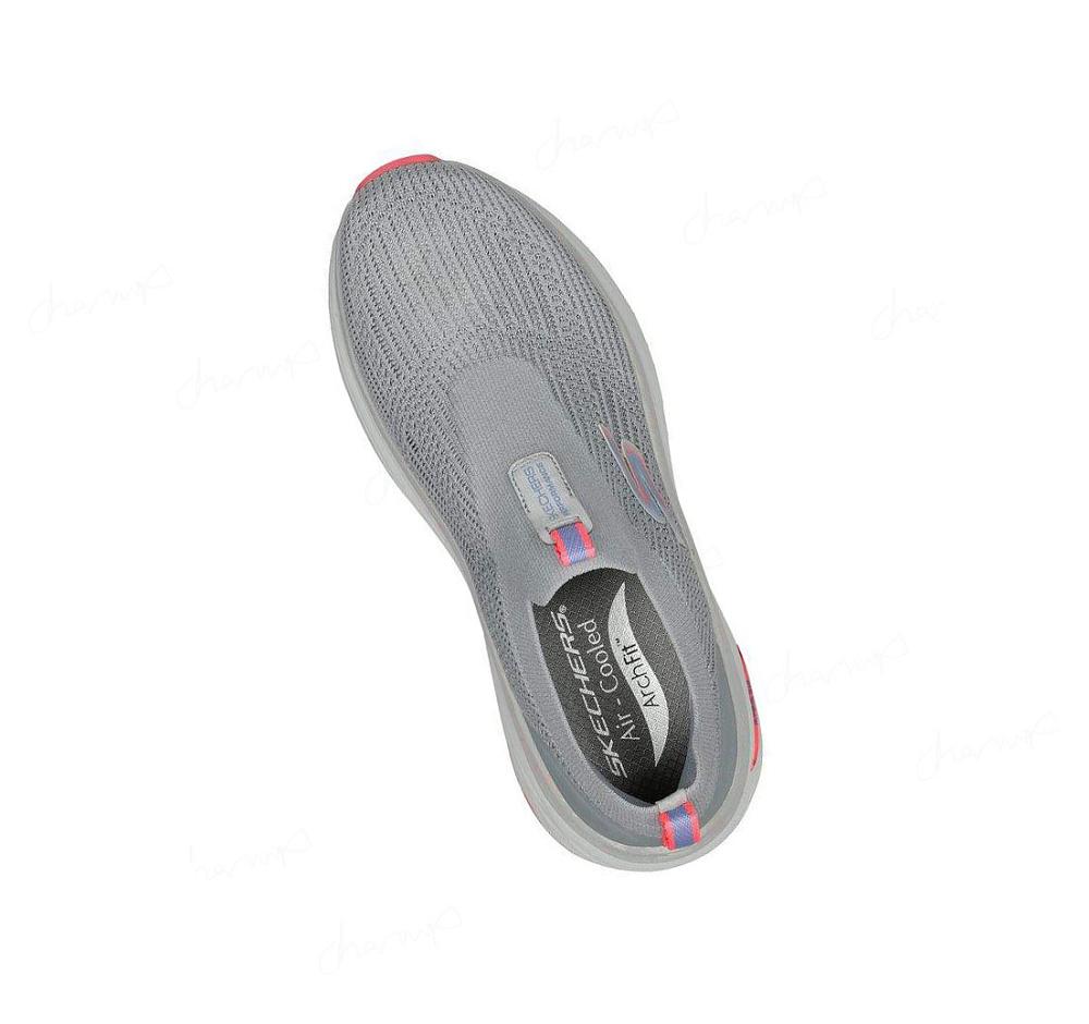 Zapatillas Running Skechers Max Cushioning Arch Fit - Myrona Mujer Gris Rosas | 6998W_AR