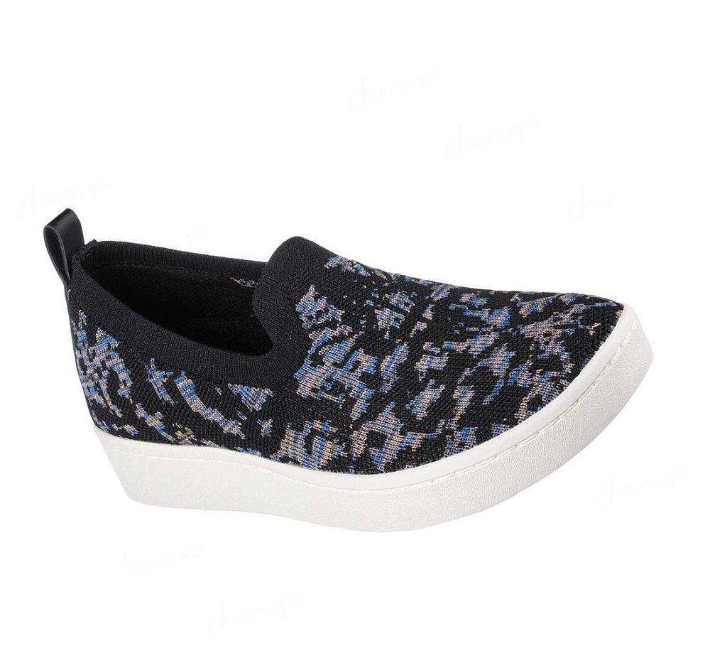 Zapatillas Sin Cordones Skechers Arch Fit Cup - Free Blossom Mujer Negras | 3888L_AR