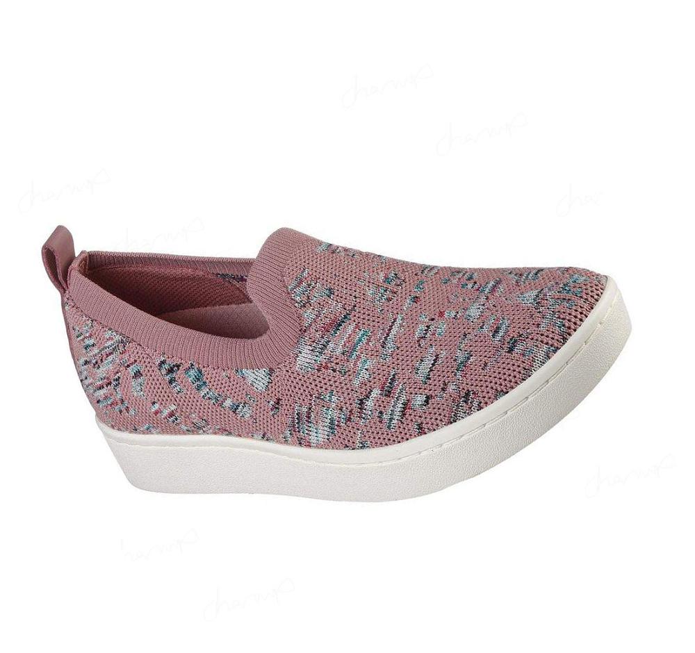 Zapatillas Sin Cordones Skechers Arch Fit Cup - Free Blossom Mujer Moradas | 39380_AR