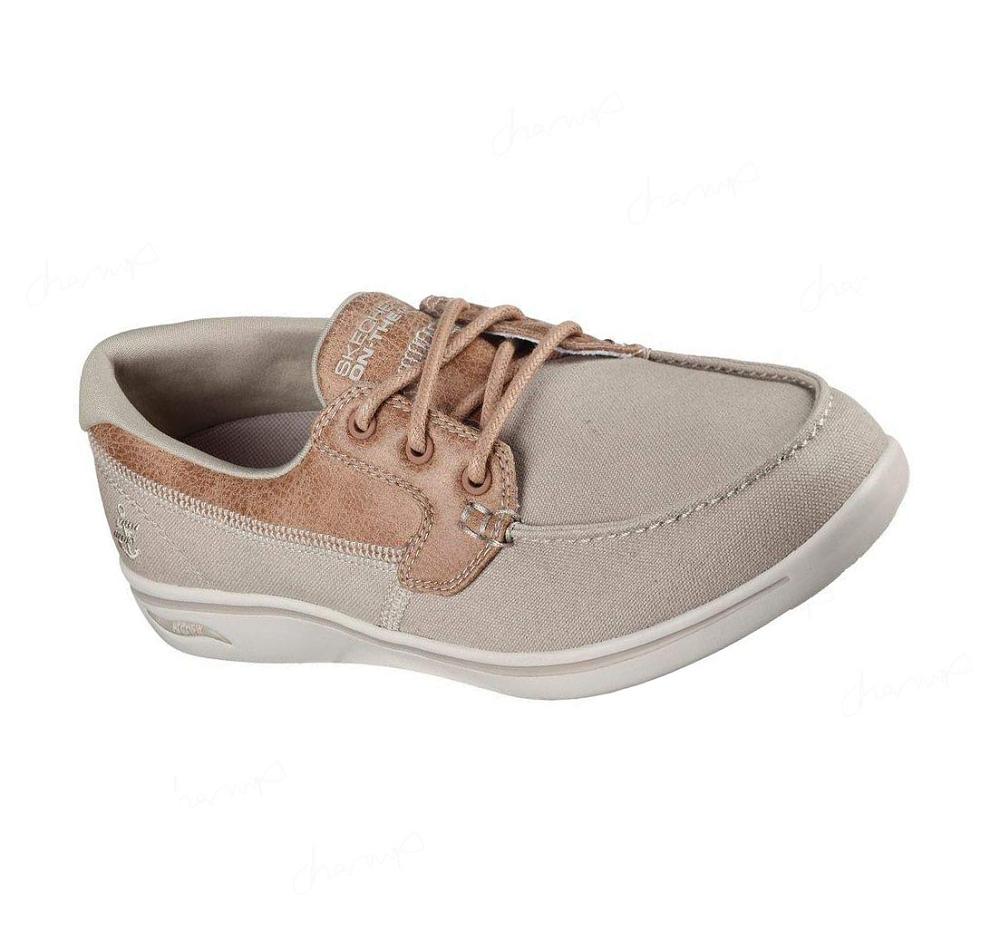 Zapatillas Sin Cordones Skechers Arch Fit Uplift - Cruise\'n By Mujer Beige | A2130_AR