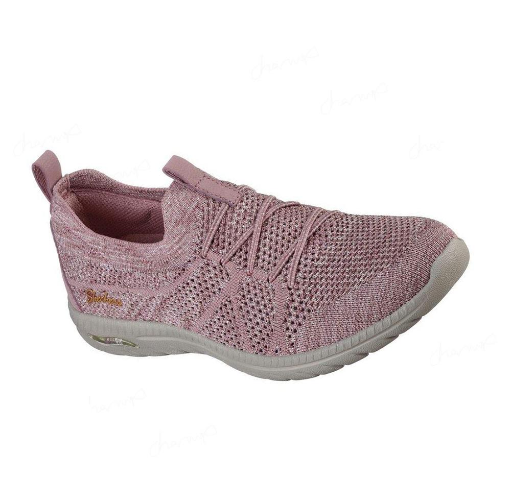 Zapatillas Sin Cordones Skechers Arch Fit Flex - Sunkissed Skies Mujer Moradas | T1TAA_AR