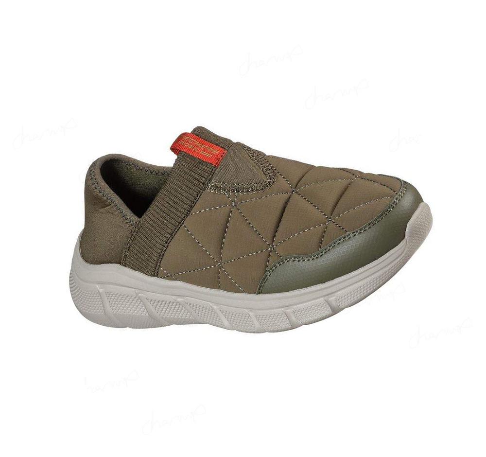 Zapatillas Sin Cordones Skechers BOBS Deporte B Flex - Mighty Puff Mujer Verde Oliva | 625AL_AR