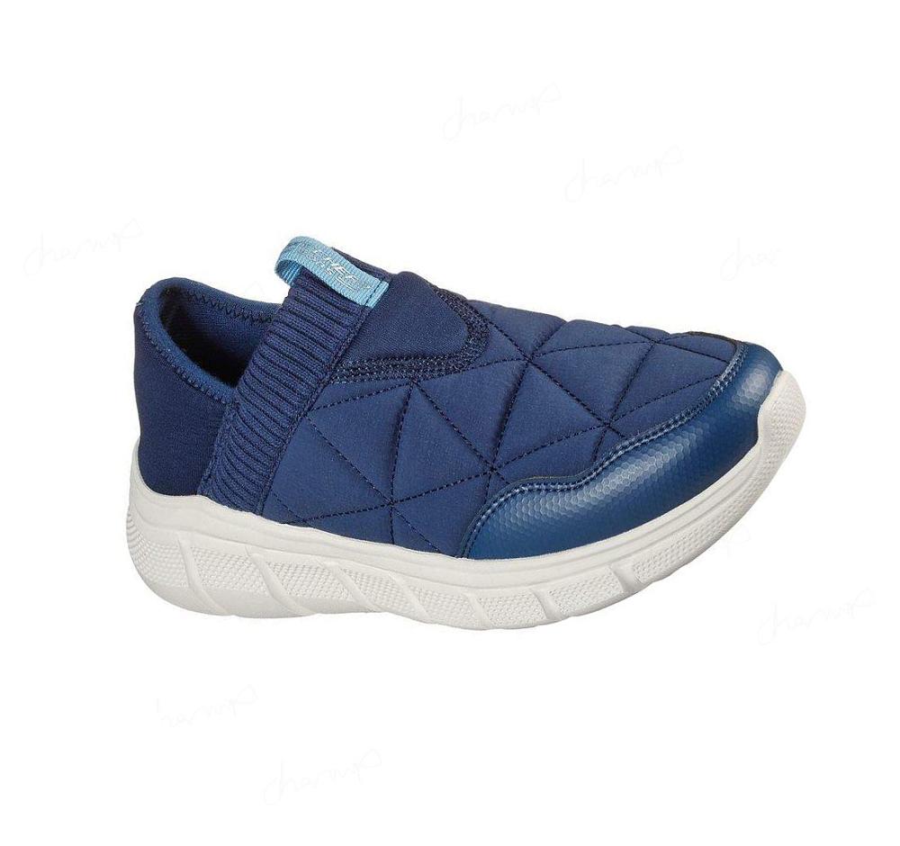 Zapatillas Sin Cordones Skechers BOBS Deporte B Flex - Mighty Puff Mujer Azul Marino | 62T98_AR