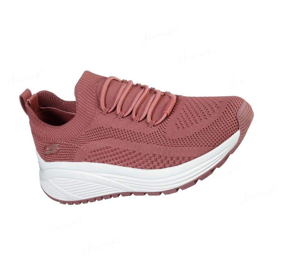 Zapatillas Sin Cordones Skechers BOBS Deporte Sparrow 2.0 - Allegiance Crew Mujer Rosas | I323D_AR