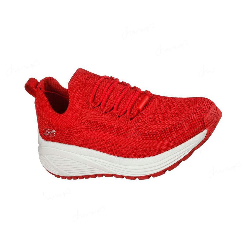 Zapatillas Sin Cordones Skechers BOBS Deporte Sparrow 2.0 - Allegiance Crew Mujer Rojas | I3T3G_AR