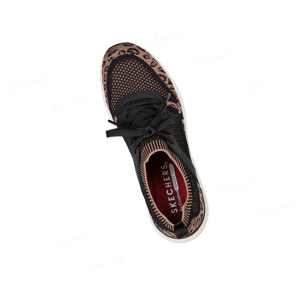 Zapatillas Sin Cordones Skechers Billion - Leopard Lady Mujer Negras Leopardo | T299E_AR