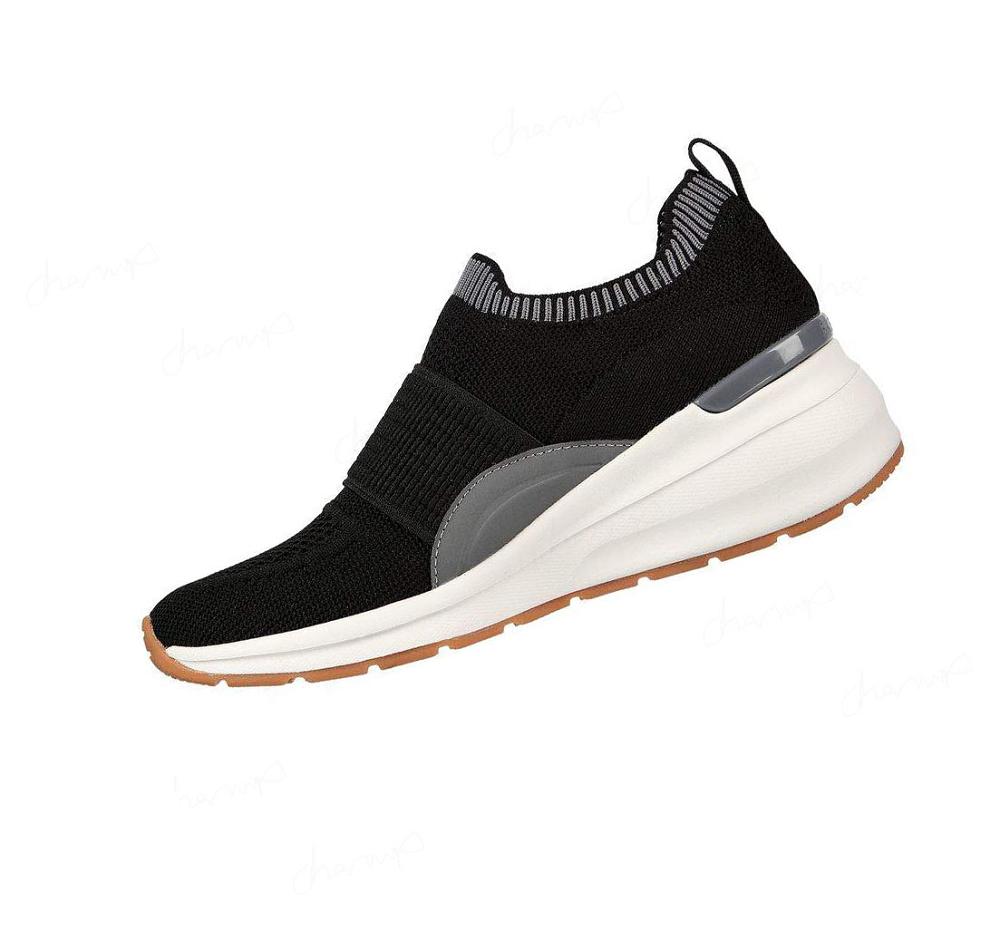 Zapatillas Sin Cordones Skechers Billion - Over the Top Mujer Negras | T32A5_AR