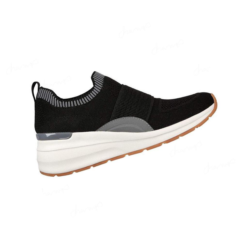 Zapatillas Sin Cordones Skechers Billion - Over the Top Mujer Negras | T32A5_AR