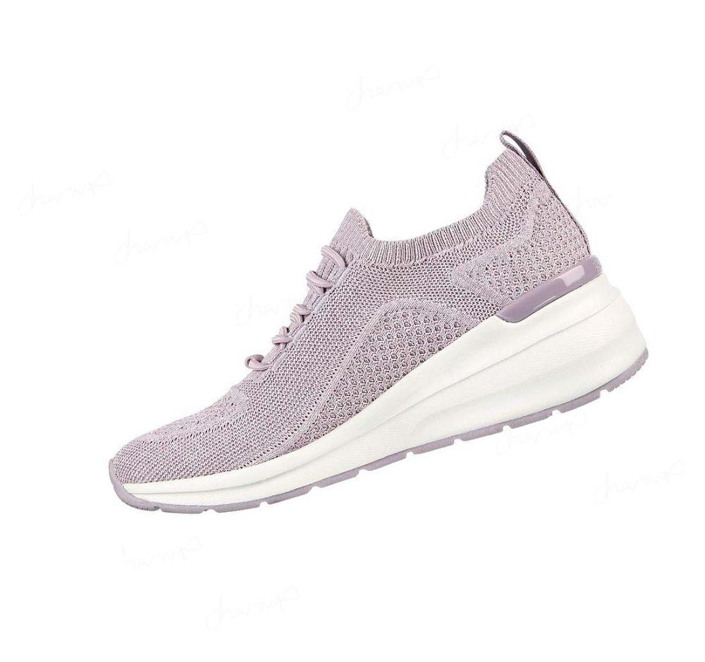 Zapatillas Sin Cordones Skechers Billion - Woven Walks Mujer Moradas | T3TAC_AR