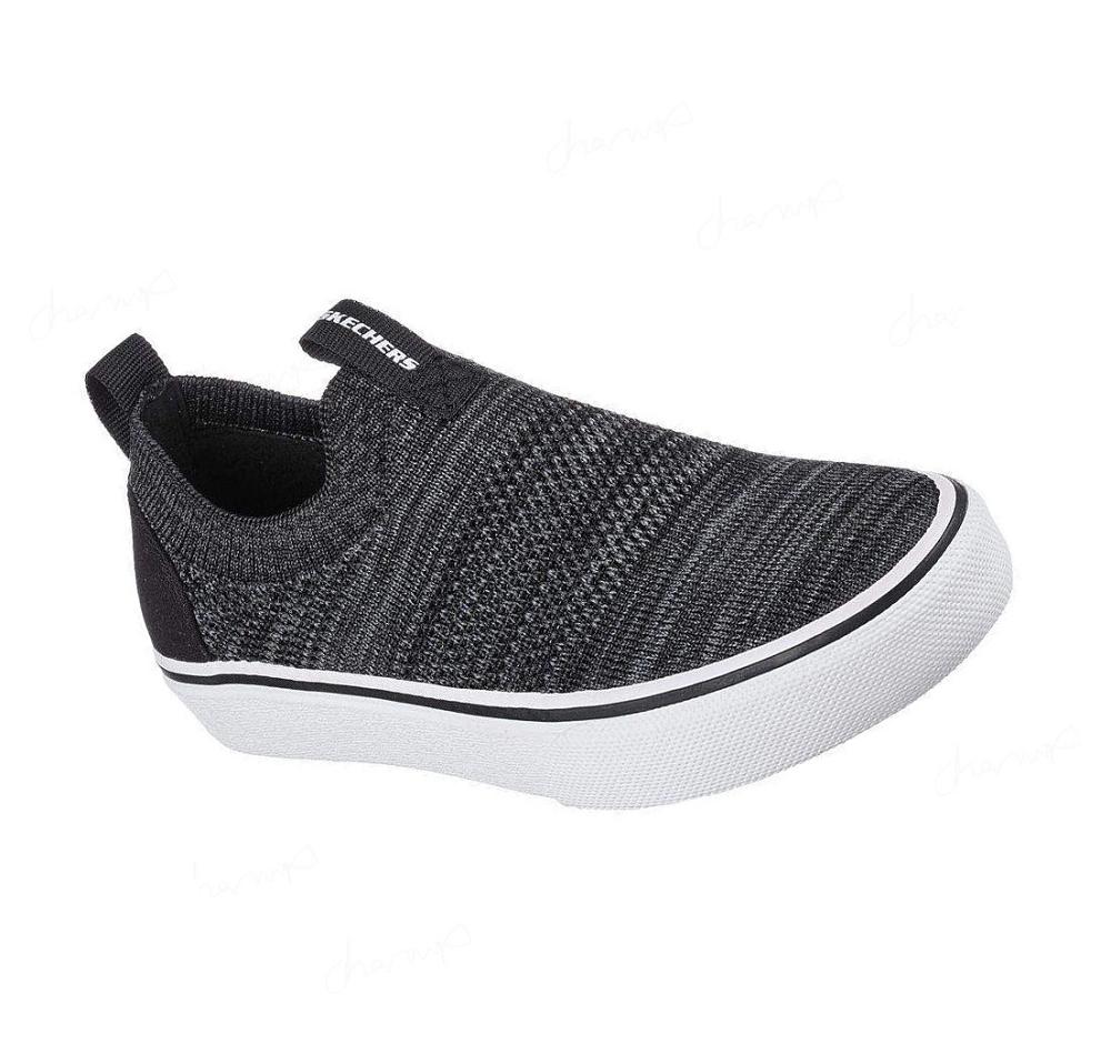 Zapatillas Sin Cordones Skechers Calle Fame - Zakred Niño Negras | T8050_AR