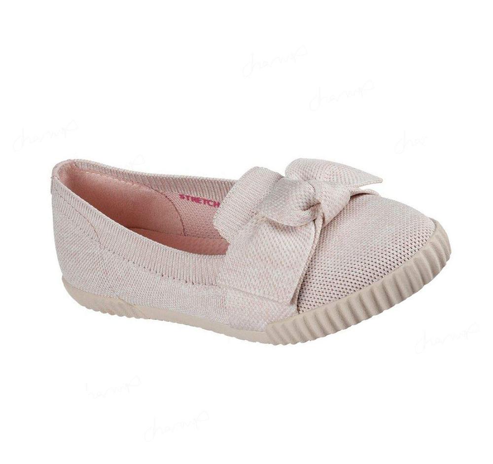 Zapatillas Sin Cordones Skechers Cleo Maya Mujer Beige | 665AA_AR