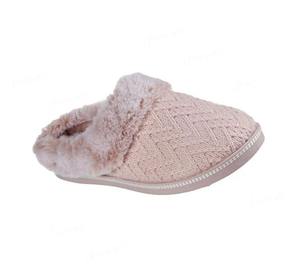 Zapatillas Sin Cordones Skechers Cozy Campfire - Home Essential Mujer Rosas | 33290_AR