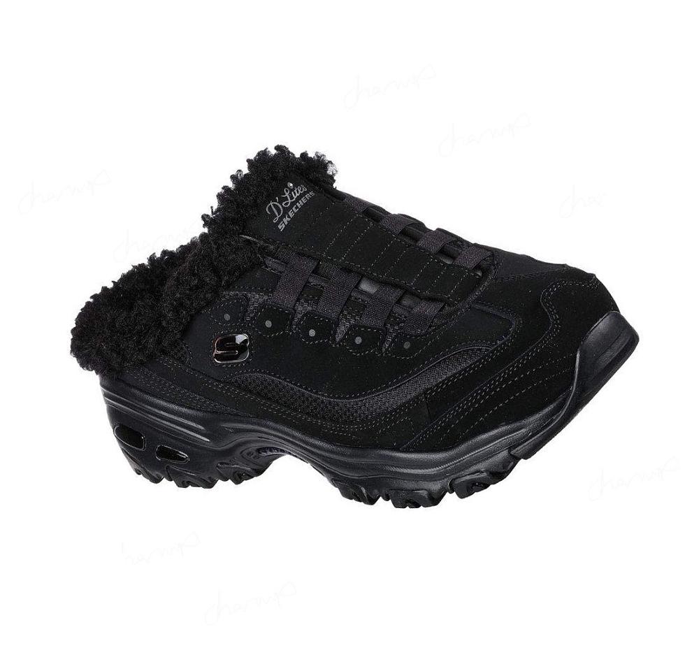 Zapatillas Sin Cordones Skechers D\'Lites - Comfy Steps Mujer Negras | ATA9D_AR